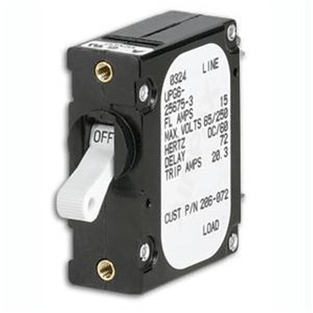 PANELTRONICS Circuit Breaker, 20A, 1 Pole PA81749